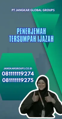 Layanan Penerjemah Tersumpah Ijazah Kecamatan Cisata Kabupaten Pandeglang