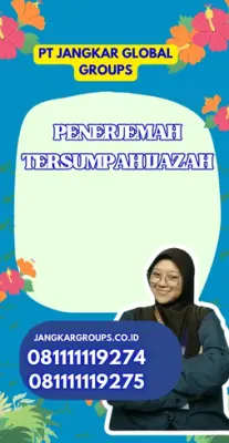 Pengurusan Penerjemah Tersumpah Ijazah Kecamatan Larangan Kota Tangerang