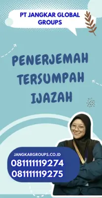 Pengurusan Penerjemah Tersumpah Ijazah Kecamatan Tirtayasa Kabupaten Serang