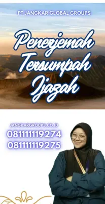Pengurusan Penerjemah Tersumpah Ijazah Kecamatan Karang Tanjung Kabupaten Pandeglang