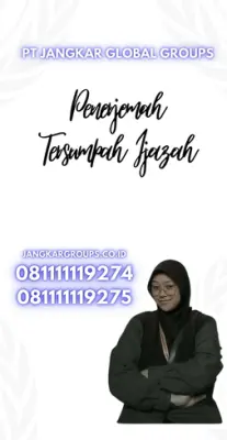 Biro Jasa Penerjemah Tersumpah Ijazah Kecamatan Kopo Kabupaten Serang