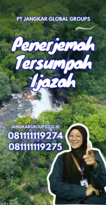 Pengurusan Penerjemah Tersumpah Ijazah Kecamatan Cijaku Kabupaten Lebak