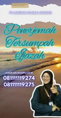 Layanan Penerjemah Tersumpah Ijazah Kecamatan Benda Kota Tangerang
