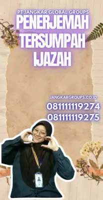 Layanan Penerjemah Tersumpah Ijazah Kecamatan Kalang Anyar Kabupaten Lebak