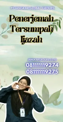 Biro Jasa Penerjemah Tersumpah Ijazah Kecamatan Bojonegara Kabupaten Serang