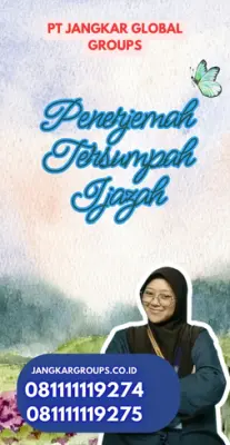 Layanan Penerjemah Tersumpah Ijazah Kecamatan Pondok Aren Kota Tangerang Selatan