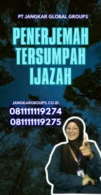 Layanan Penerjemah Tersumpah Ijazah Kecamatan Ciputat Kota Tangerang Selatan