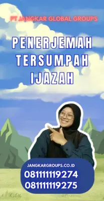 Layanan Penerjemah Tersumpah Ijazah Kecamatan Sobang Kabupaten Pandeglang