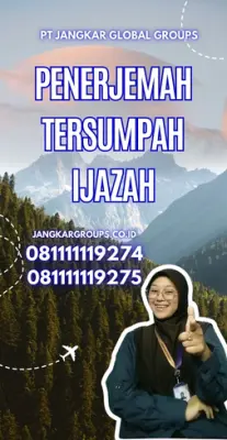 Layanan Penerjemah Tersumpah Ijazah Kecamatan Lebak Gedong Kabupaten Lebak