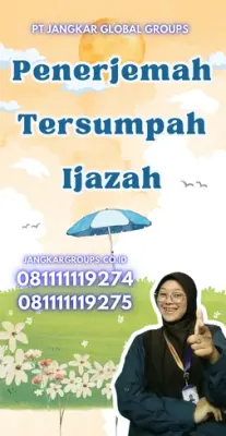 Layanan Penerjemah Tersumpah Ijazah Kecamatan Periuk Kota Tangerang