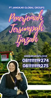 Biro Jasa Penerjemah Tersumpah Ijazah Kecamatan Benda Kota Tangerang
