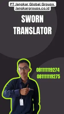 Pengurusan Sworn Translator Terpercaya Kramat Jati Jakarta Timur