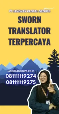 Jasa Sworn Translator Terpercaya Duren Sawit Jakarta Timur