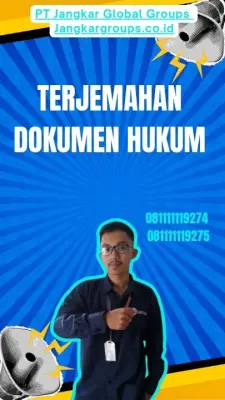 Jasa Terjemahan Dokumen Hukum Terpercaya Tanjung Duren Selatan Jakarta Barat
